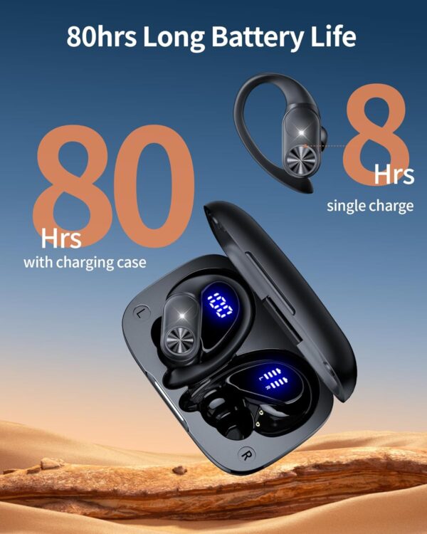 Headphones Wireless Earbuds 80hrs Playtime - Image 3