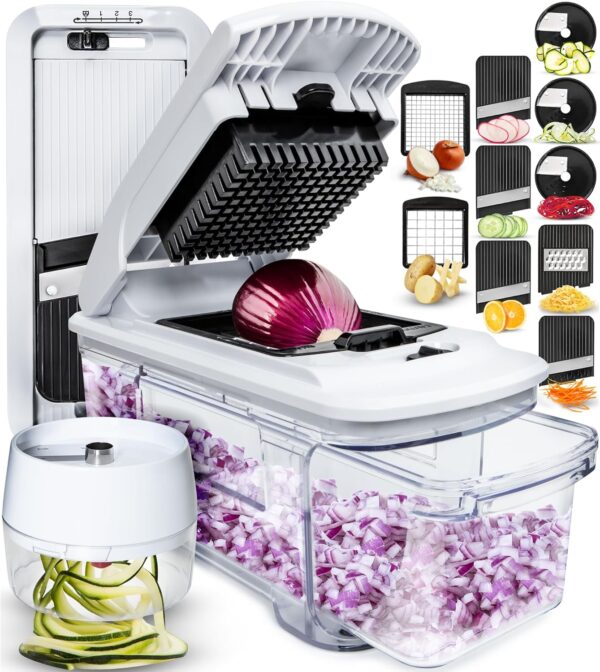 Vegetable Chopper and Mandoline Slicer