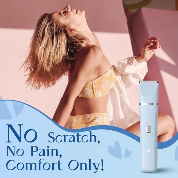 Body Hair Trimmer Shaver for Women's Grooming, Wet & Dry Use Groomer - Image 5