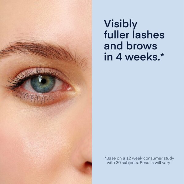 Advanced Eyelash Serum for Thicker, Longer Eyelashes and Eyebrows - Grow Luscious Lashes with Brow Enhancer (3mL) - Image 3