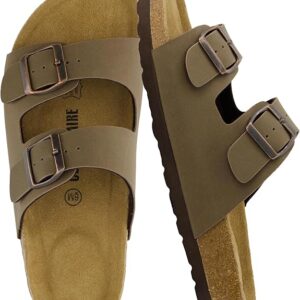 CUSHIONAIRE Lane Cork Footbed Sandals for Women